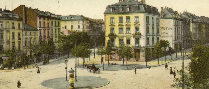 Eine alte Postkarte zeigt das damalige Nordend. Bild: Sammlung Jörg Harraschain.